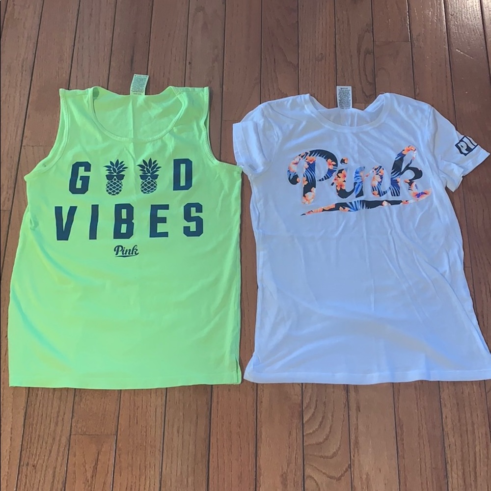 Pink Victoria secret tank top/ shirt